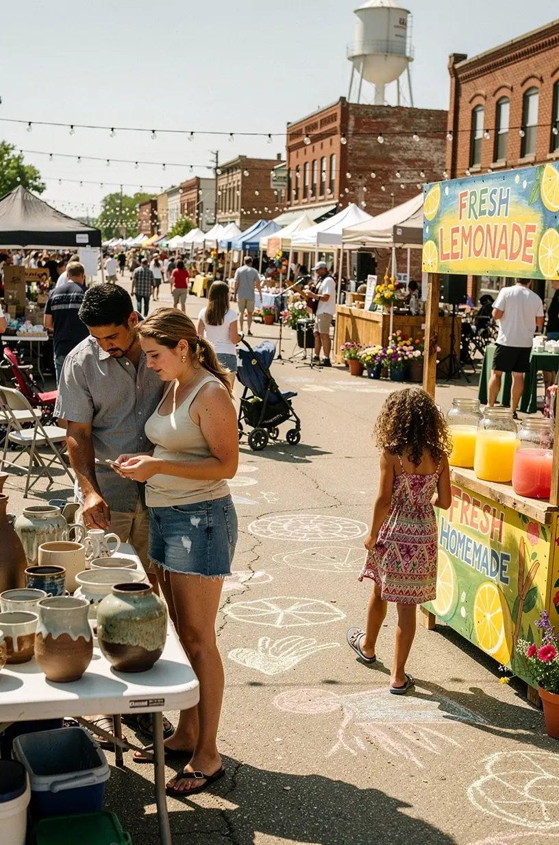 People volunteering in community events and activities
